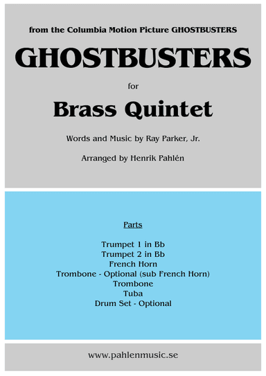 Ghostbusters (arr. Henrik Pahlen)