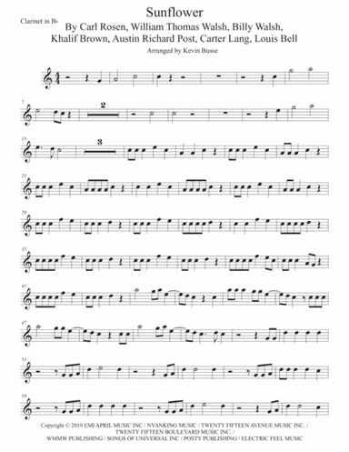 Sunflower (arr. Kevin Busse)