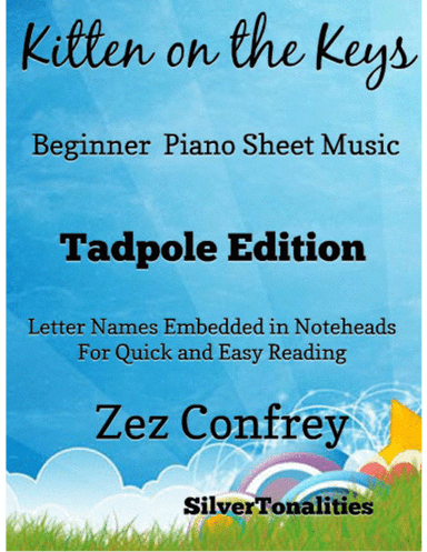 Kitten On the Keys  Beginner Piano Sheet Music 2nd Edition (arr. SilverTonalities)