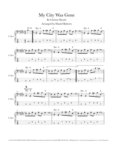My City Was Gone (arr. Daniel Roberts)