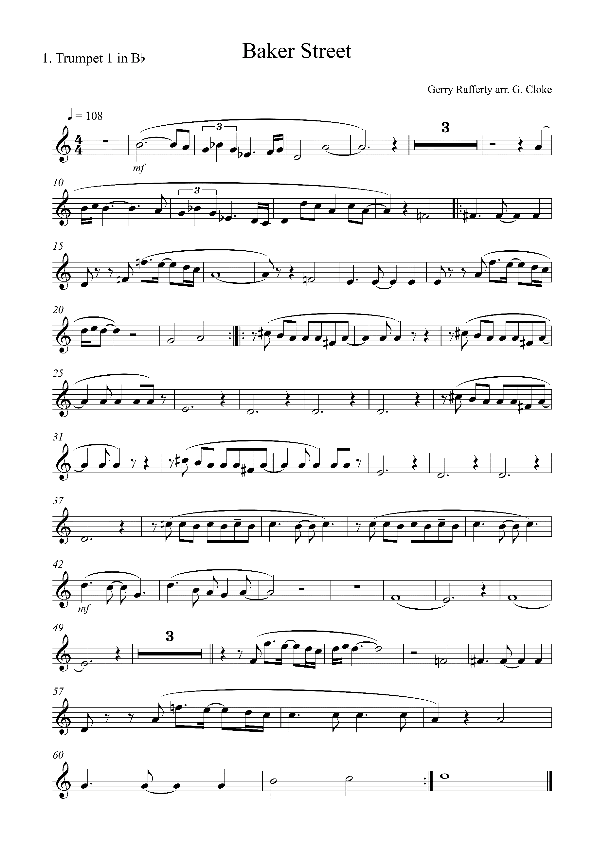 Baker Street (arr. Geoff Cloke)