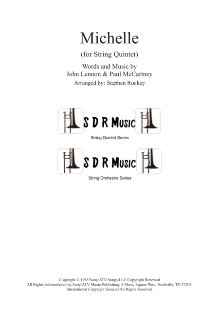 Michelle (arr. Stephen Rockey)