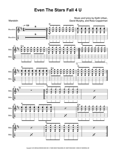 Even The Stars Fall 4 U (arr. David Lartey)