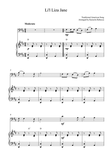 Li'l Liza Jane (arr. Kaiserin Rebecca)