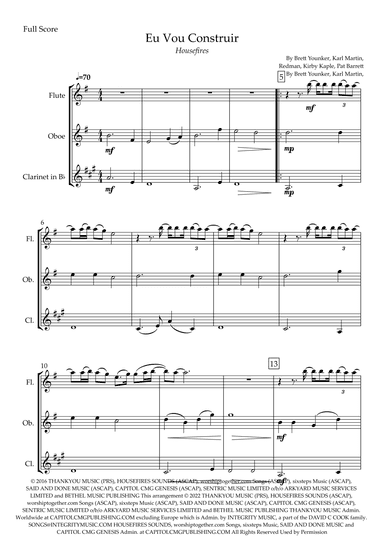 Build My Life (arr. Fabio Britto)