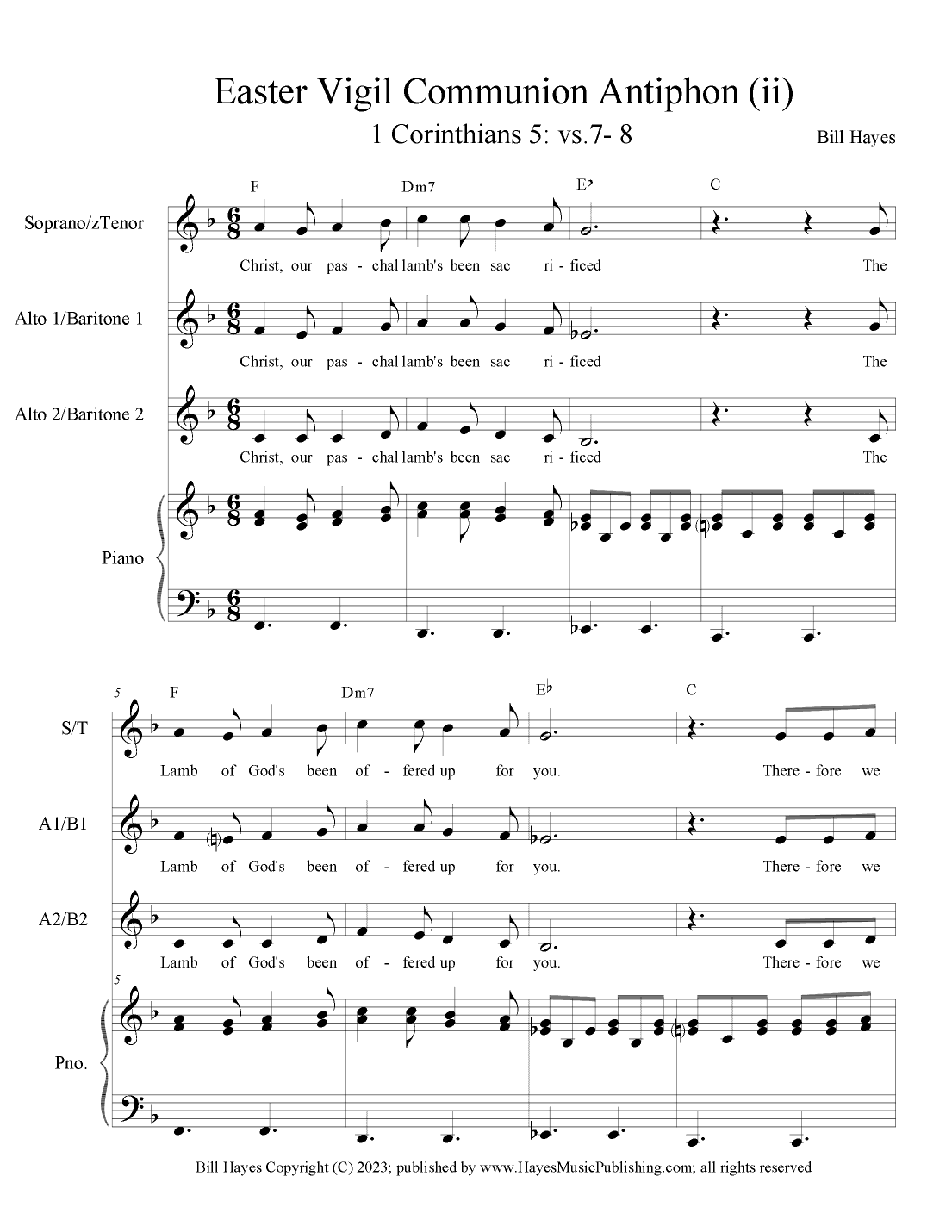 Easter Vigil Communion Antiphon