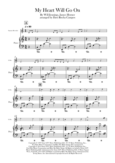 My Heart Will Go On (love Theme From 'titanic') (arr. Davi Rocha Campos)
