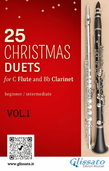 25 Christmas Duets for Flute and Clarinet - VOL.1 (arr. Francesco Leone)