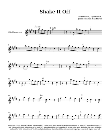 Shake It Off (arr. Glauco Fernandes)