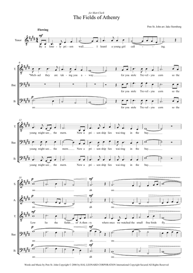 The Fields Of Athenry (arr. Jake Sternberg)