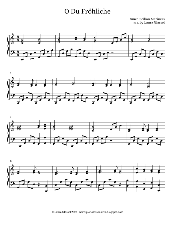 O Du Fröhliche (O Thou Joyful) (arr. Laura Glassel)
