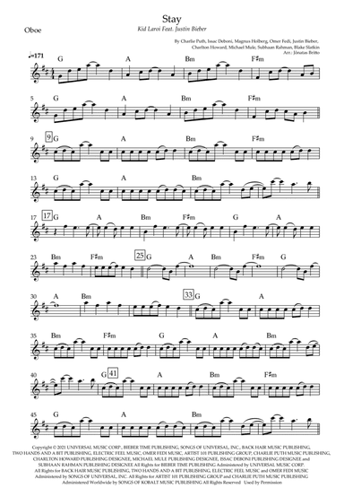 Stay (arr. Jônatas Britto)