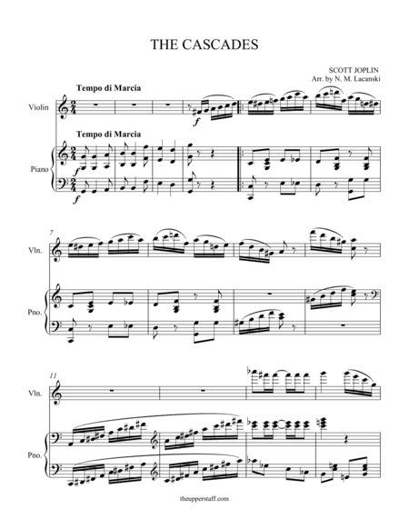 The Cascades (arr. Nick Lacanski)