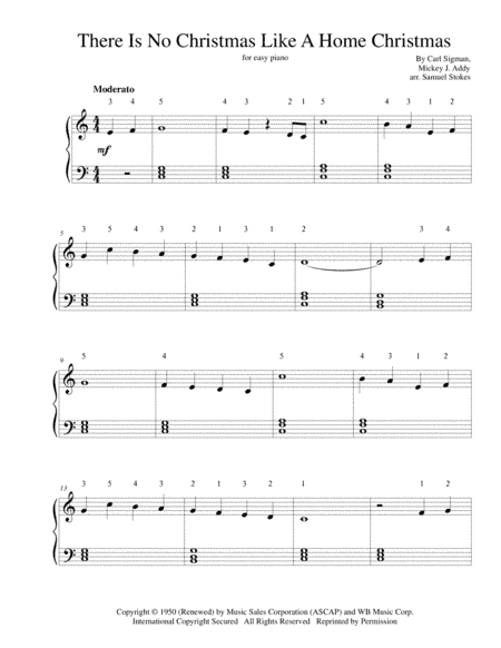 There Is No Christmas Like A Home Christmas (arr. Samuel Stokes)