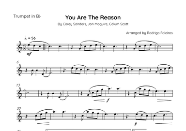 You Are The Reason (arr. Rodrigo Faleiros)