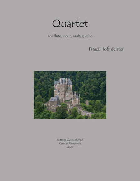 Flute Quartet Hoffmeister (arr. Editions Glenn Michael, Caracas, Venezuela)