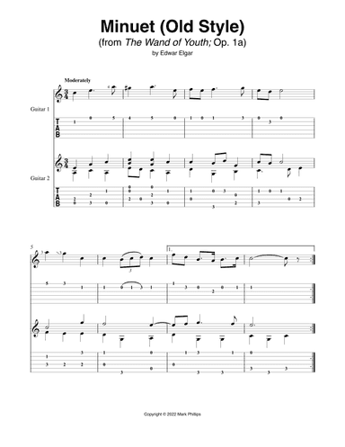 Minuet (Old Style) (arr. Mark Phillips)