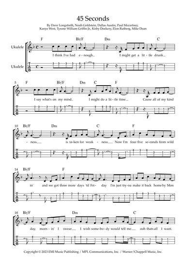 Fourfiveseconds (arr. Arr. Ed.CAL)