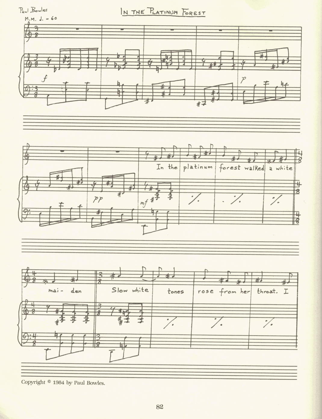 In The Platinum Forest