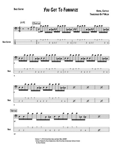 You Got To Funkifize (arr. Paul welsh)