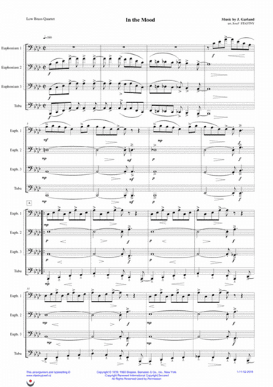 In The Mood (arr. Josef Štastný)