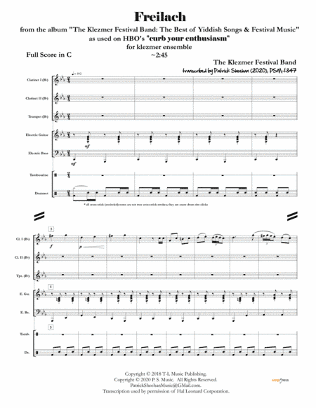 Eskimo Lumber (arr. Patrick Sheehan)