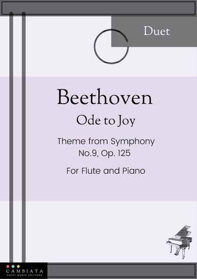 Ode to Joy - For Flute and Piano accompaniment (Easy) (arr. Levy Nunes)