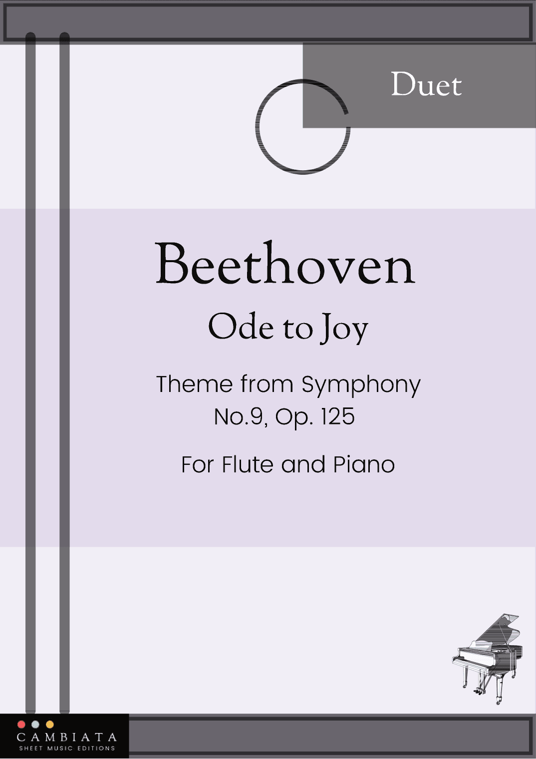 Ode to Joy - For Flute and Piano accompaniment (Easy) (arr. Levy Nunes)