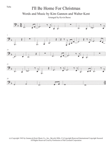 I'll Be Home For Christmas (arr. Kevin Busse)