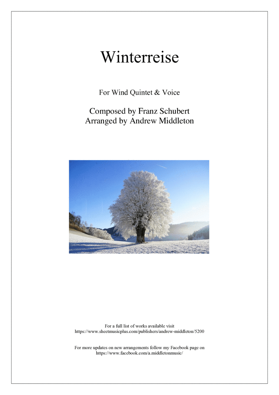 Winterreise arranged for Voice and Wind Quintet (arr. Andrew Middleton)