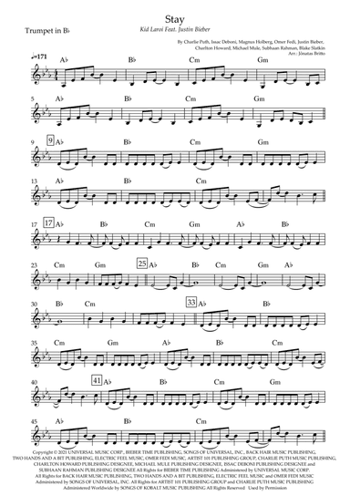 Stay (arr. Jônatas Britto)