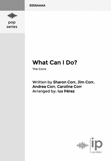 What Can I Do (arr. Ius Perez)
