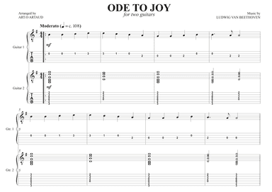 Ode to Joy (arr. Art.o Artaud)