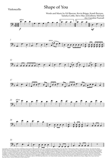 Shape Of You (arr. Caroline Pearsall)