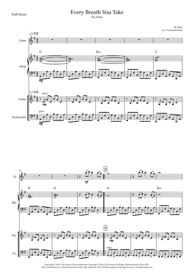 Every Breath You Take (arr. Fernando Britto)