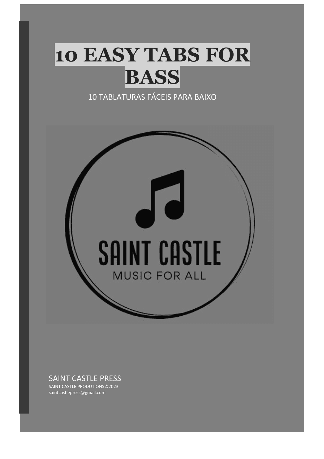 10 easy TABs for BASS (arr. RAFAEL CASTRO)