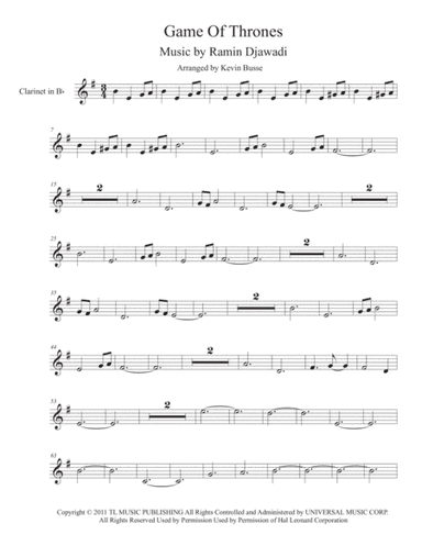 Game Of Thrones (arr. Kevin Busse)