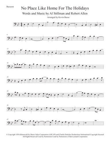 (There's No Place Like) Home For The Holidays (arr. Kevin Busse)