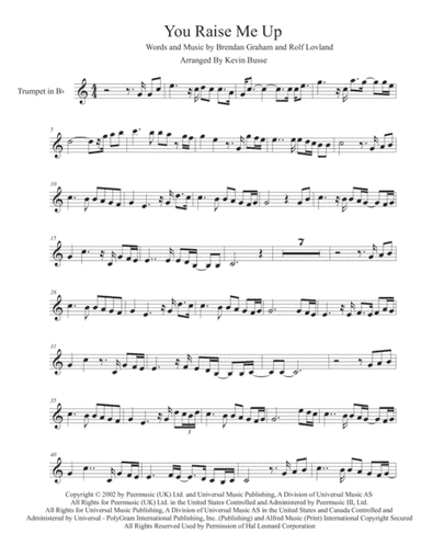 You Raise Me Up (arr. Kevin Busse)