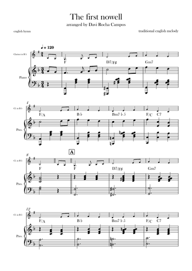 The First nowell (arr. Davi Rocha Campos)