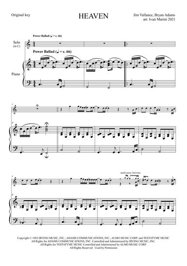 Heaven (arr. Ivan Marini)