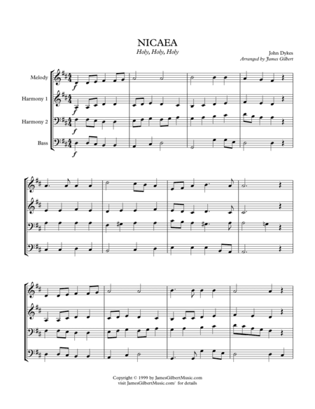 NICAEA (arr. James Gilbert)