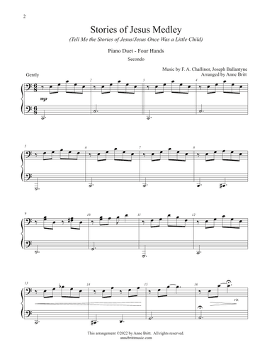 Stories of Jesus Medley (arr. Anne Britt)