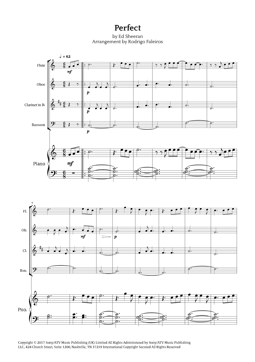Perfect (arr. Rodrigo Faleiros)