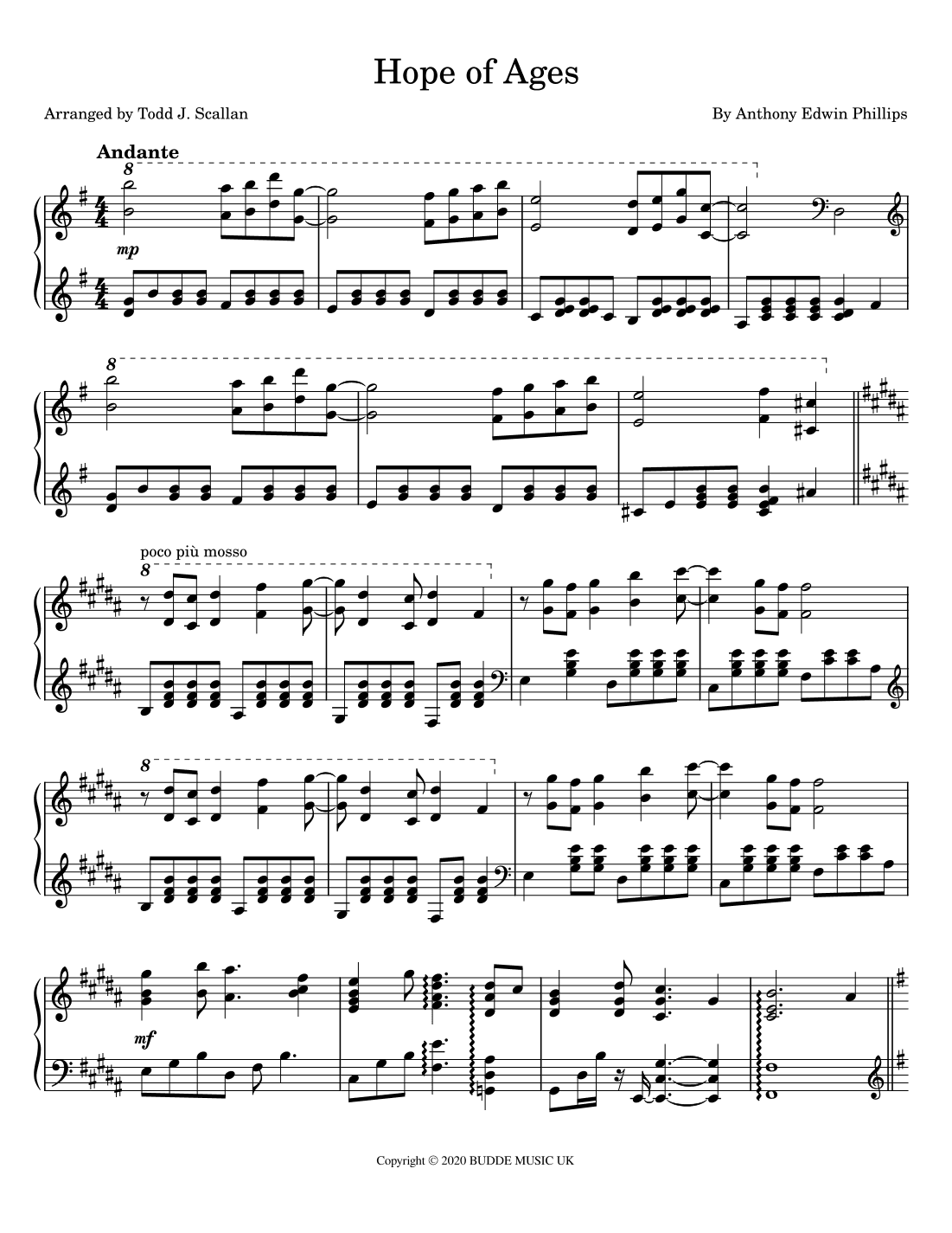 Hope Of Ages (arr. Todd J. Scallan)