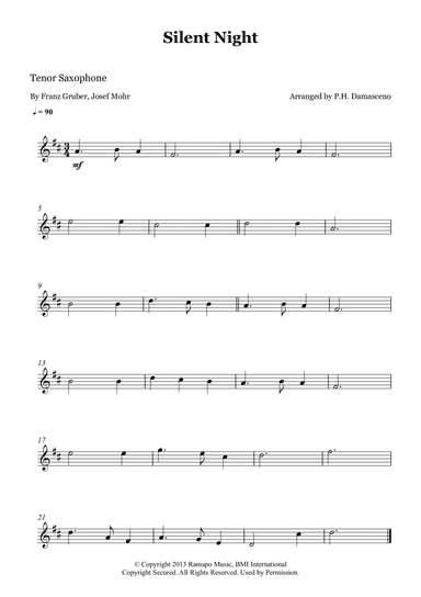 Silent Night (arr. P.H. Damasceno)
