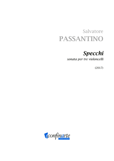 Salvatore Passantino: SPECCHI (ES-21-048) - Score Only