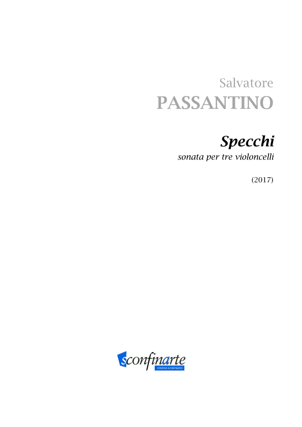Salvatore Passantino: SPECCHI (ES-21-048) - Score Only