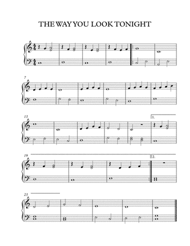 The Way You Look Tonight (arr. Tricia Mack)
