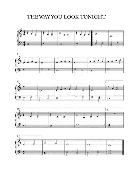 The Way You Look Tonight (arr. Tricia Mack)